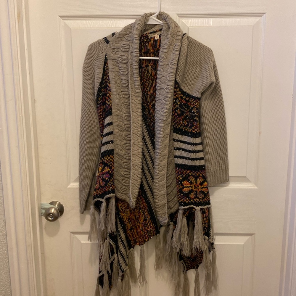 Knit over jacket